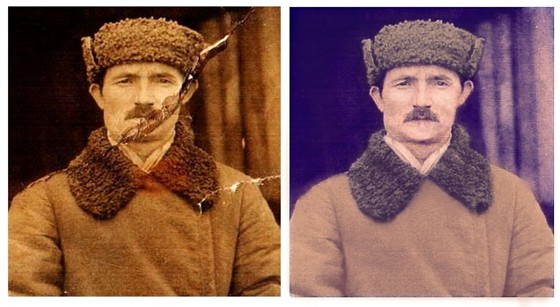 Фоторетушь:  портрет