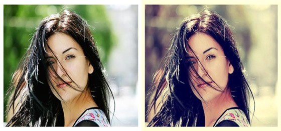 Фоторетушь:  портрет